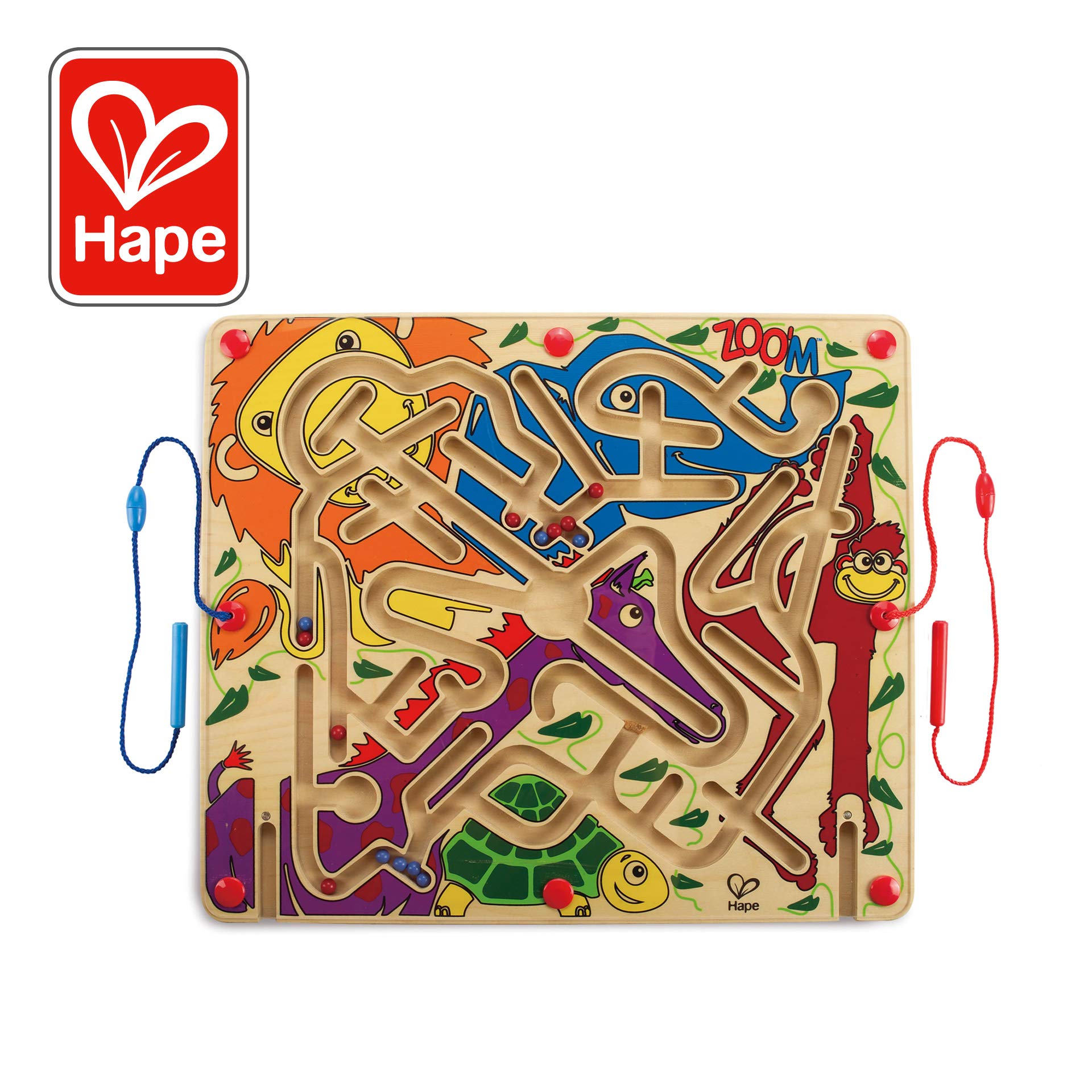 hape wooden bead maze