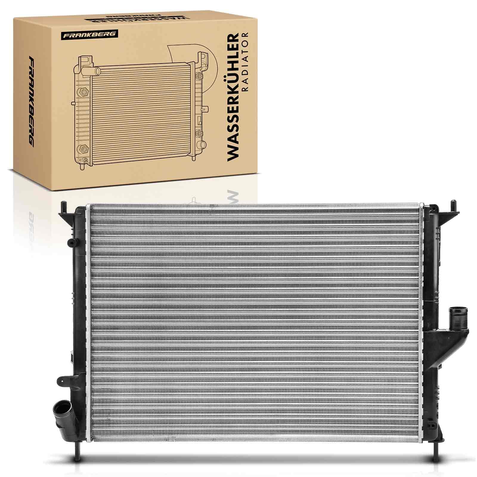 Frankberg Chłodzenie silnika, chłodnica wodna, przekładnia manualna, kompatybilna z Duster HS 1,5 l 1,6 l 2010-2013 Logan LS US 1,2L-1,6 l 2006-Heute Sandero/Stepway I BS Replace# 8200735039