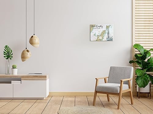 Miniatura 4 de Lake Sinclair, GA Wood Map Plank Wall Art | 11" X 16" | Artwork and Map Printed on a Quality Wood Plank for a Unique Home Décor | Ready to Hang &