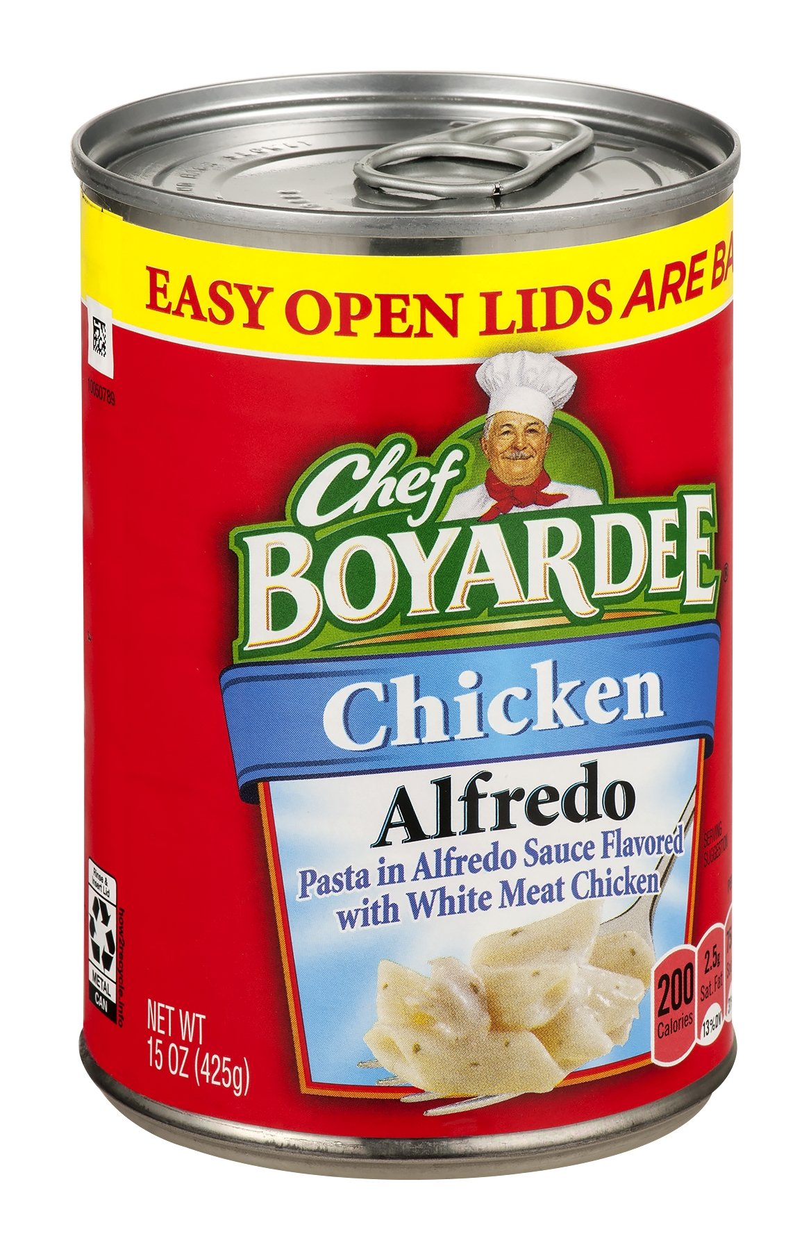Chef Boyardee, Chicken Alfredo, 15oz Can (Pack of 6)