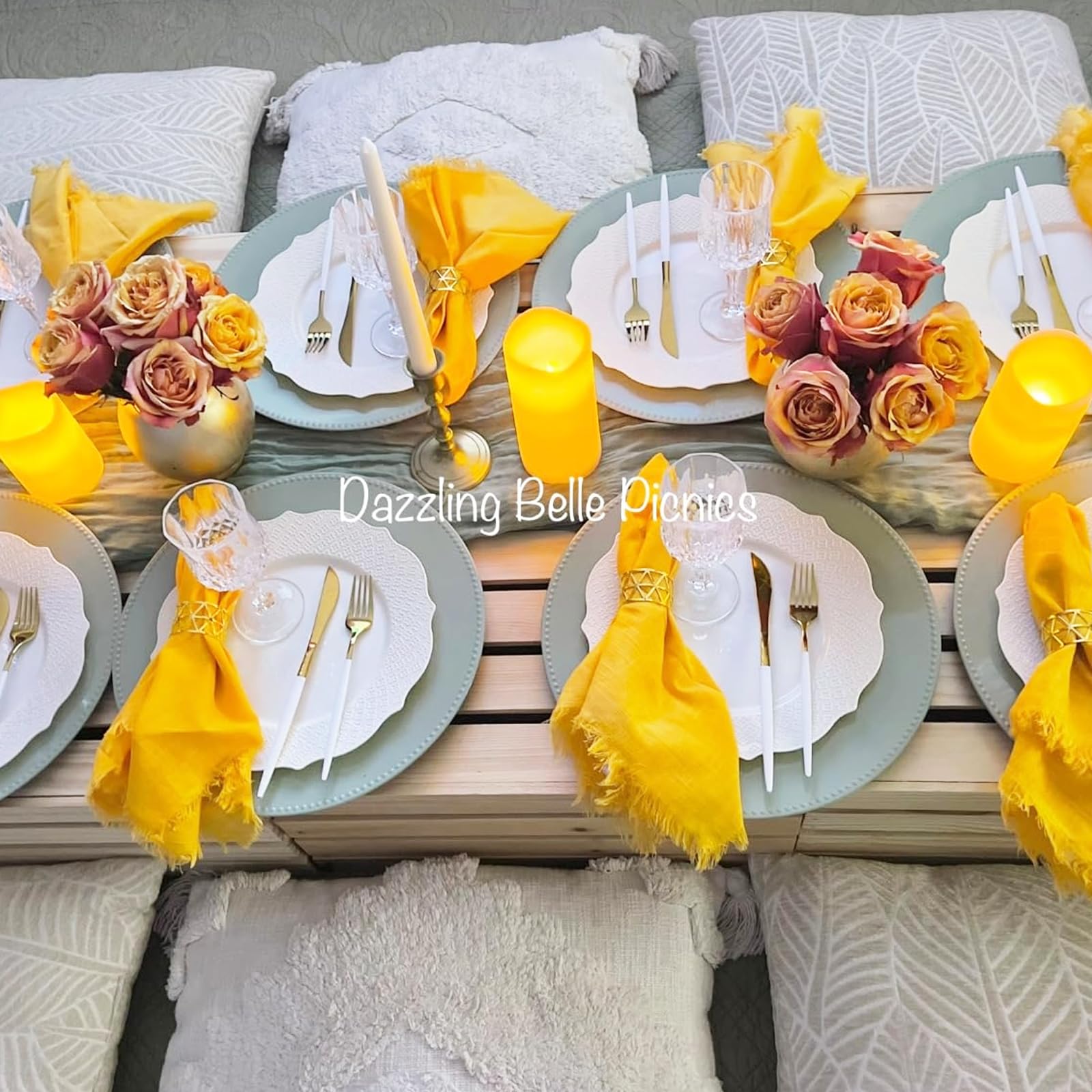 Set di 100 portatovaglioli in metallo dorato traforato, portatovaglioli in metallo, per cena, banchetti, tovaglioli, decorazione da tavolo per il Ringraziamento, Natale, Halloween, vacanze