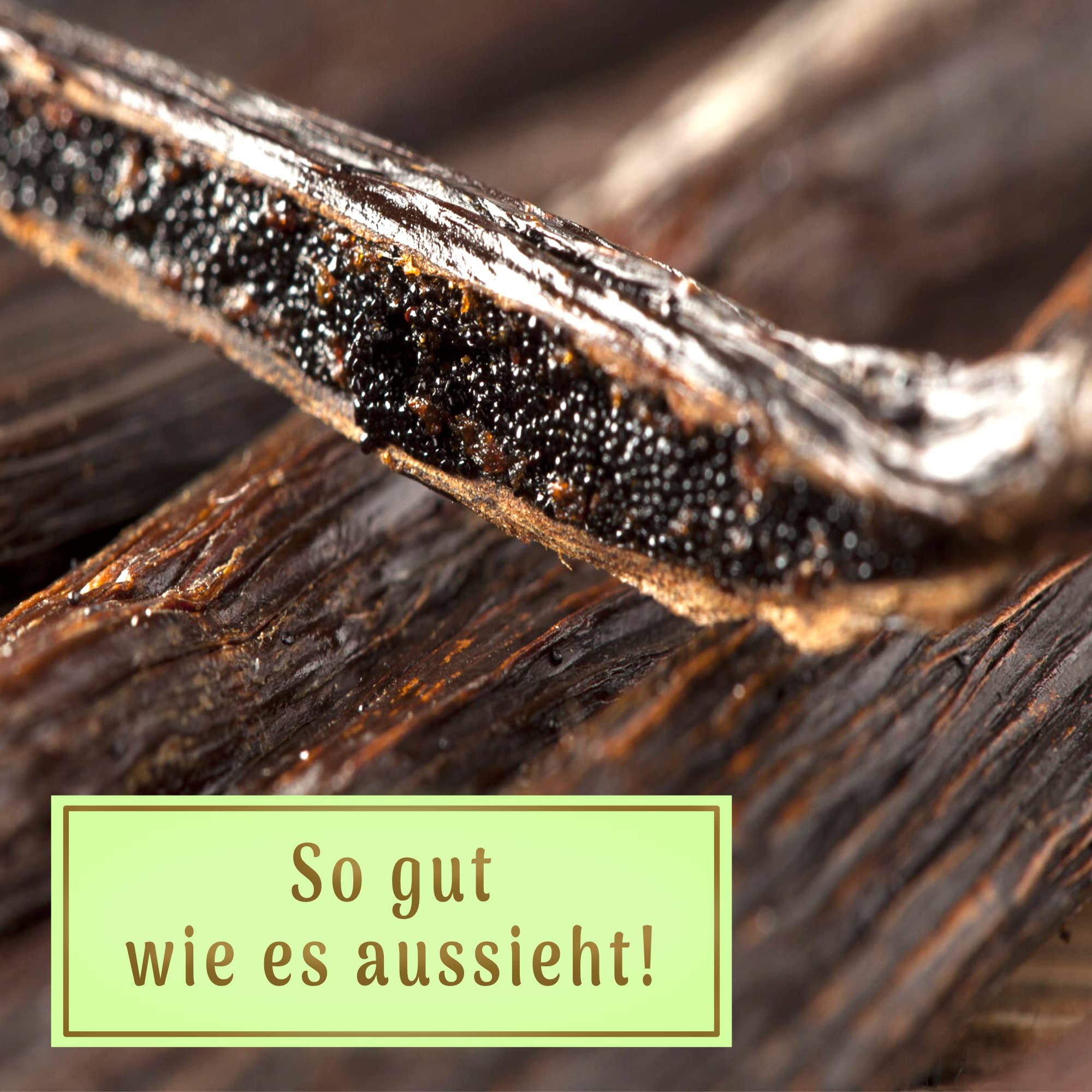 BIO • 15 Vanilleschoten XL • Bourbon-Vanille aus Madagaskar • Grand-Cru-Qualität • XL 16/18cm • 1 Beutel FreshZIP Vanillia