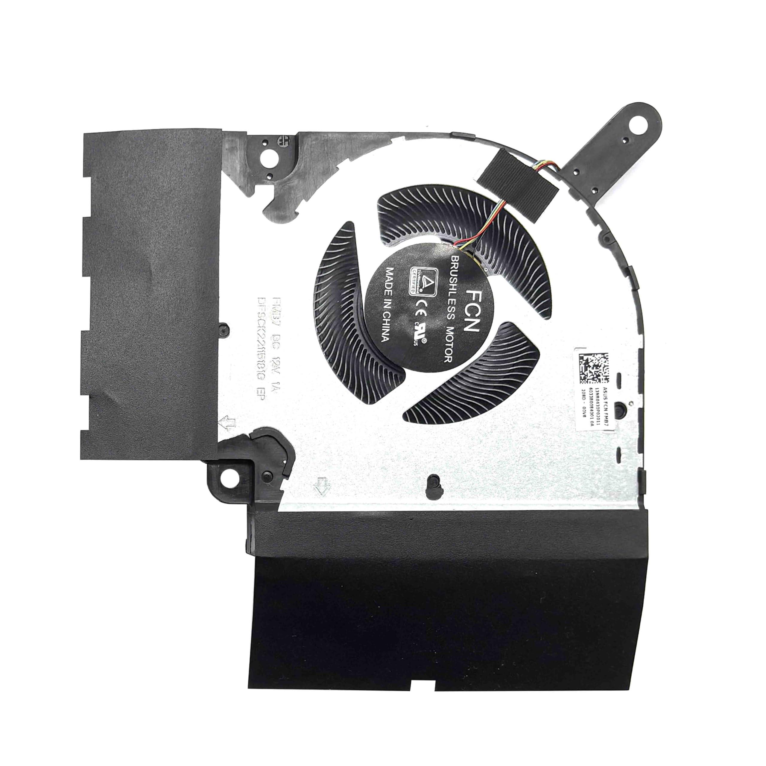 BestParts Ventilateur de refroidissement CPU + GPU de remplacement pour Asus ROG Strix Scar 17 G732, G732LXS (série RTX 2080), P/N : 13NR0430P02011 13NR0430P01011