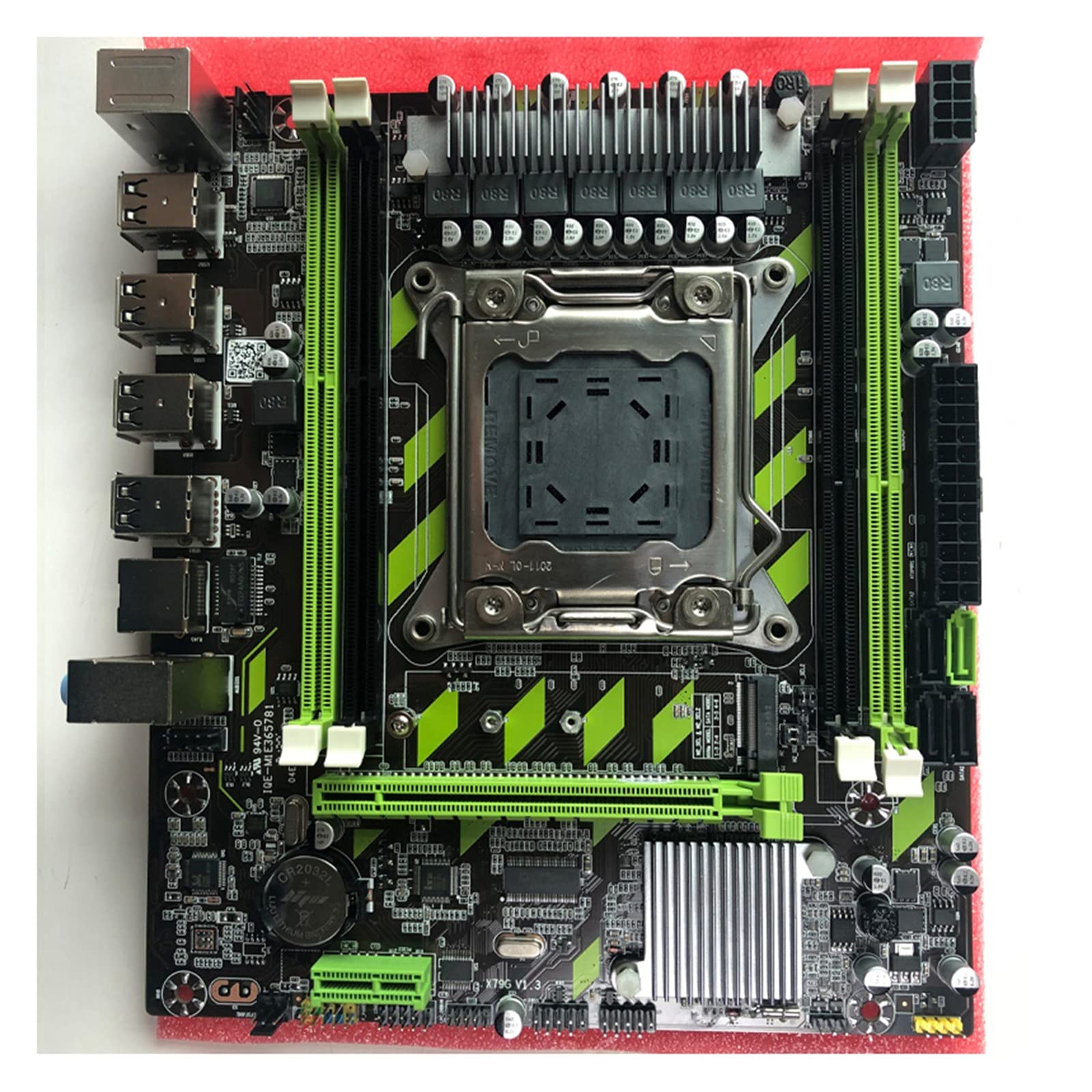 X79Gマザーボード lga 2011 USB2.0 SATA3 サポート eccメモリとxeon E5
