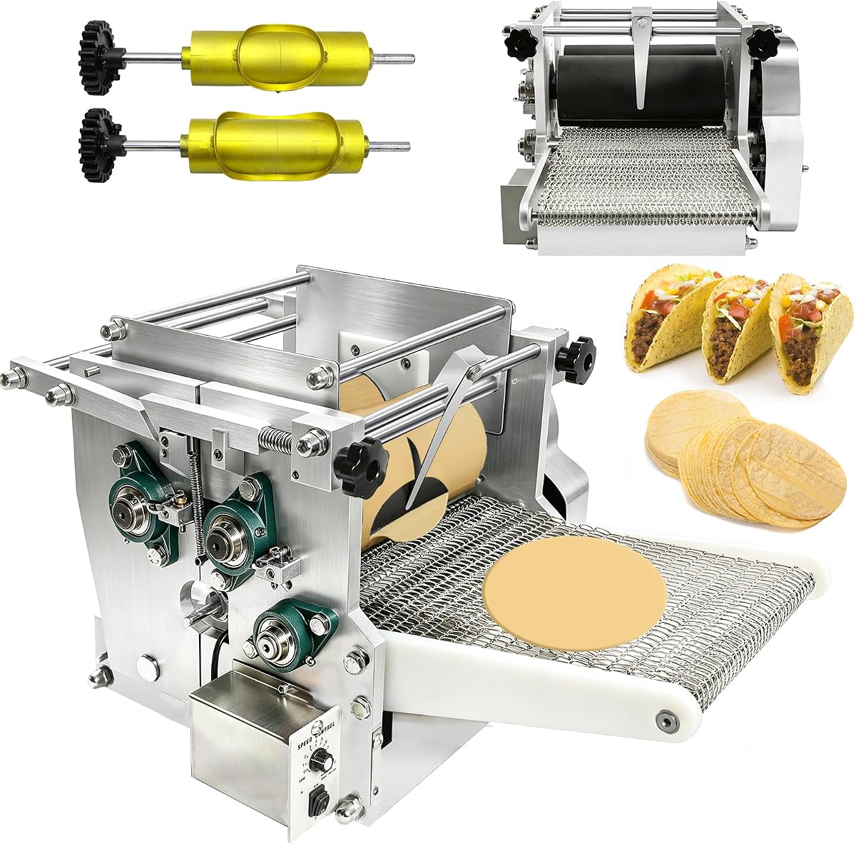 Electric Tortilla Maker, 2 Mold(4INCH+6INCH)