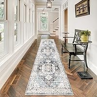 Vista 62 de Alfombra de Pasillo Lavable - Alfombras de Cocina de 2'6"x12' con Respaldo Antideslizante, Alfombras de Casa de Campo para Interiores para Sala