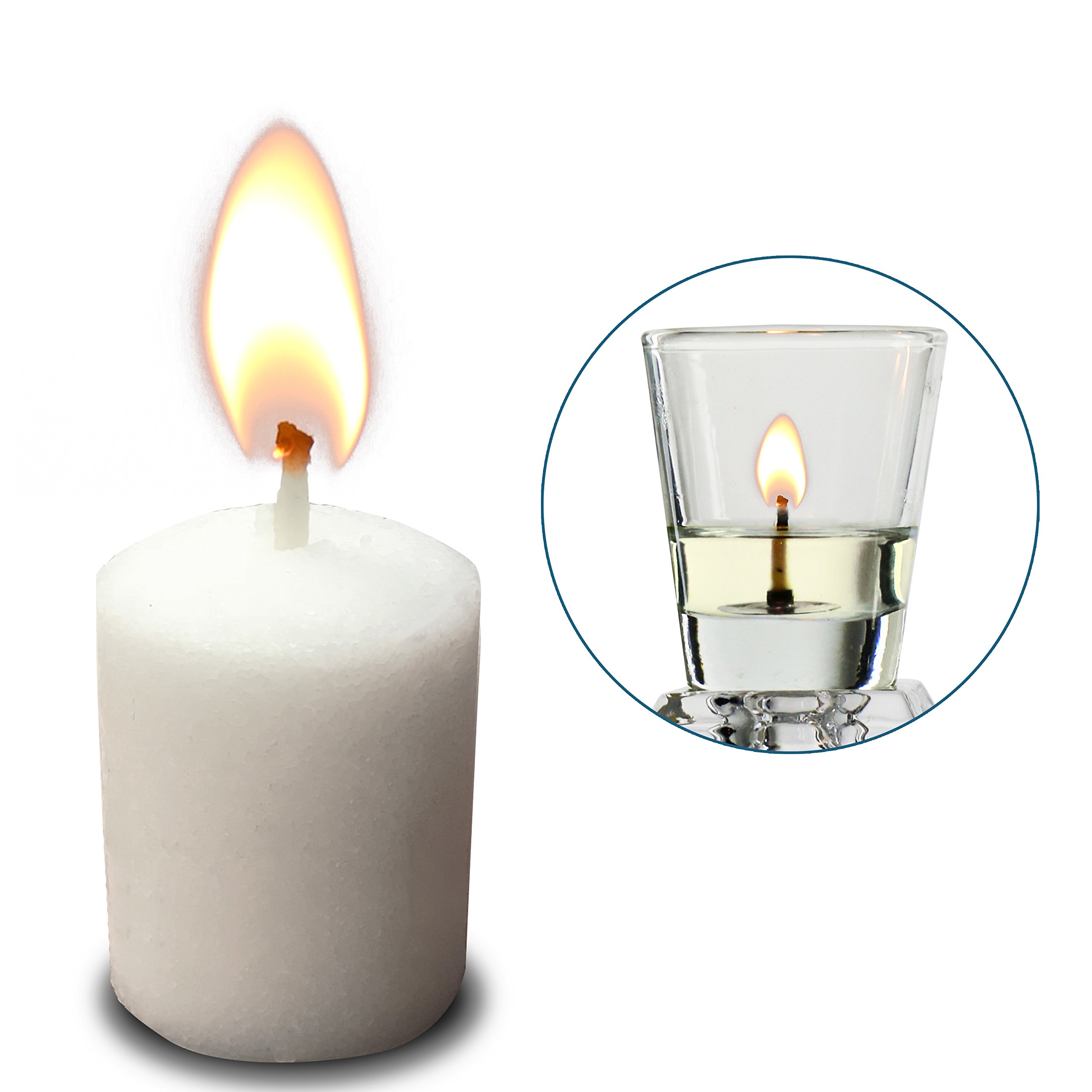 Ner Mitzvah Velas Neironim 4 horas Shabbat Neronim vela votiva cera 72 unidades
