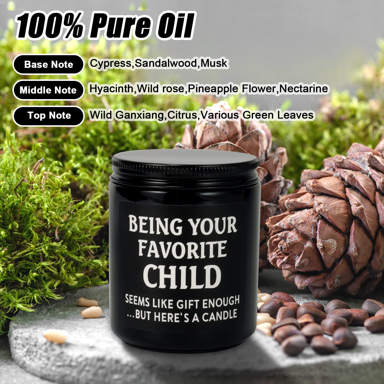 3-Piece Johnny Jump Up Floating Candles in Gift Box