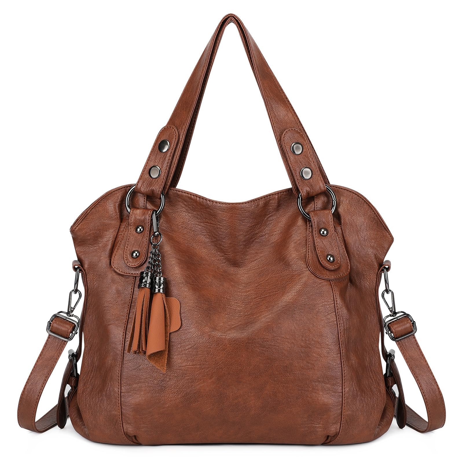 VINBAGGE Borsa Tote da Donna Borse a Tracolla Spalla Grande Elegante Borsa Shopper Borsetta Bauletto Spalla Multitasche per scuola, lavoro, shopping, viaggi, uso quotidiano
