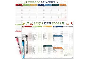 POCAZONE 100 Foods Before 1 Checklist: Track Your Baby's Culinary Journey
