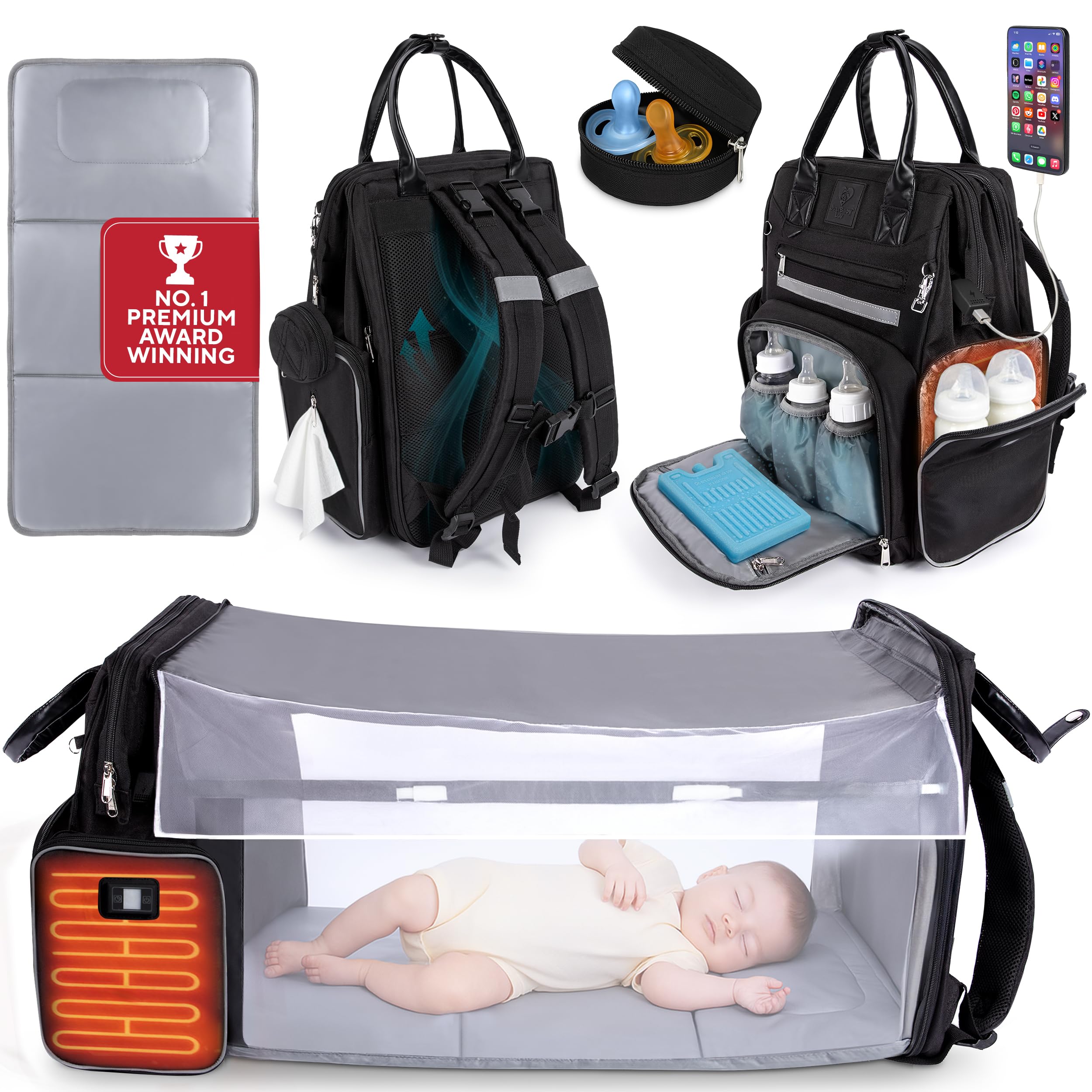 JustBaby Luv Award-Winning Diaper Backpack