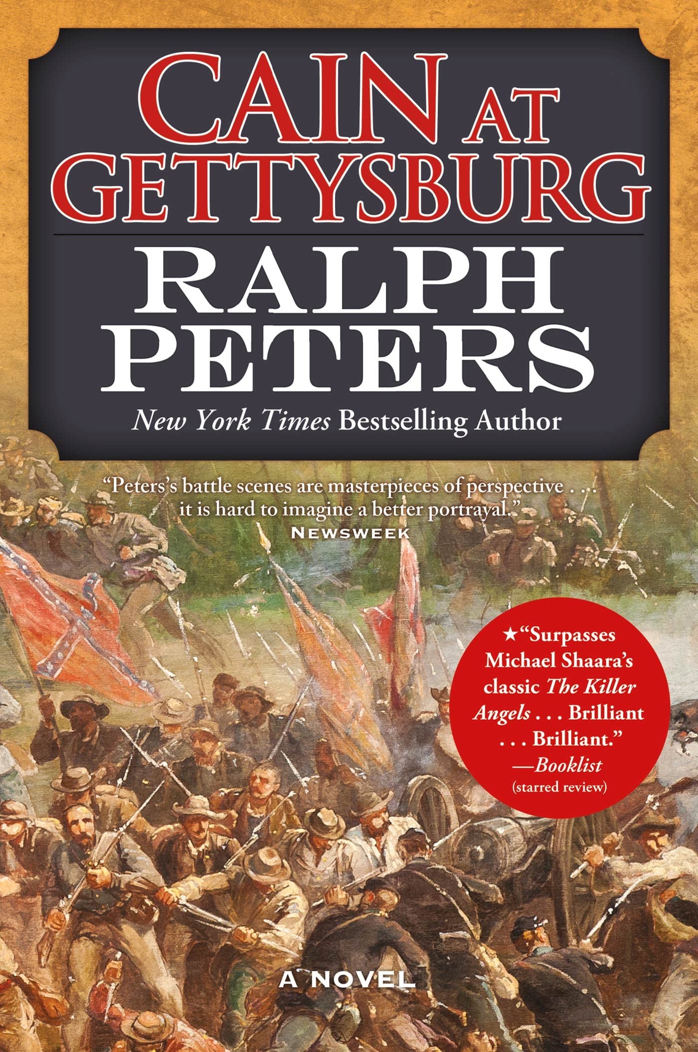 Cover of Cain at Gettysburg: A Novel (The Battle Hymn Cycle, 1)