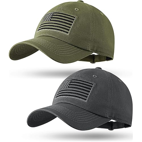 American Flag Baseball Hats for Men Women Low Profile Washed Cotton Baseball Caps Adjustable Golf Dad Hat