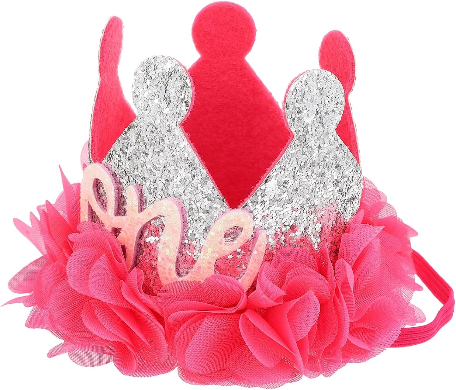 Kesyoo 1t誕生日帽子チュールフラワープリンセスドレスティアラクラウンヘッドドレスヘアアクセサリークラウンパーティー装飾帽子チャイルズ誕生日パーティー 熱販売 Kesyoo 1t誕生日帽子チュールフラワープリンセスドレスティアラクラウンヘッドドレスヘアアクセサリークラウンパーティー装飾帽子チャイルズ誕生日パーティー 熱販売