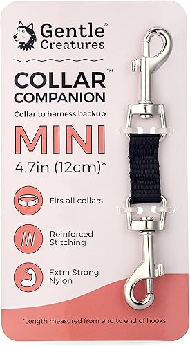 Miniatura 14 de Gentle Creatures Collar Companion - Clip de respaldo ajustable para arnés de perro, punta, collares de pellizco, correa suave, cierre de respaldo