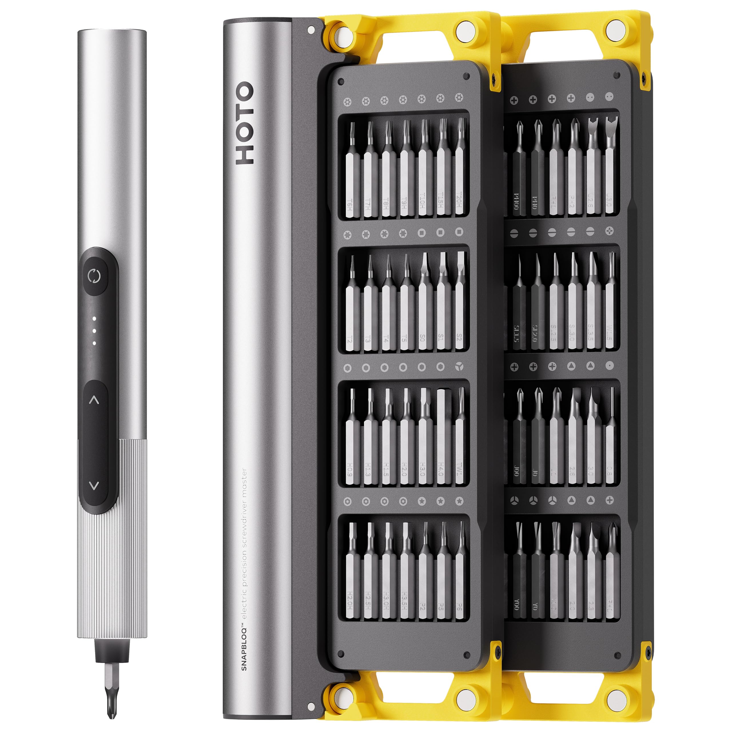 HOTO(ホト) 精密ドライバーセット スナップブロック S-A01 (56ビット) QWLSA002 グレー