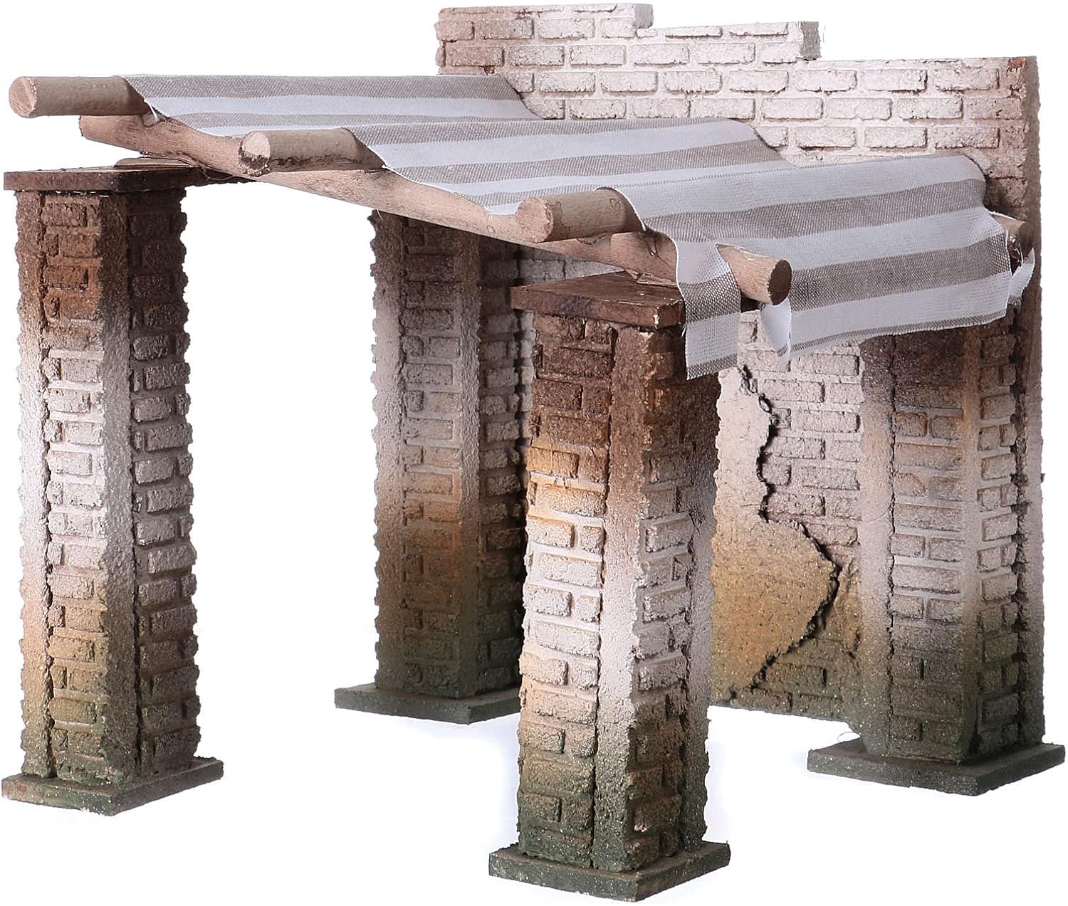 Holyart Arabian Style Stable for 10 cm Nativity Scene, 20x20x20 cm