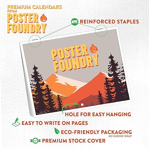 Miniatura 3 de The Grand Canyon Calendario 2024 de pared mensual escénico Arizona Calander 12 meses