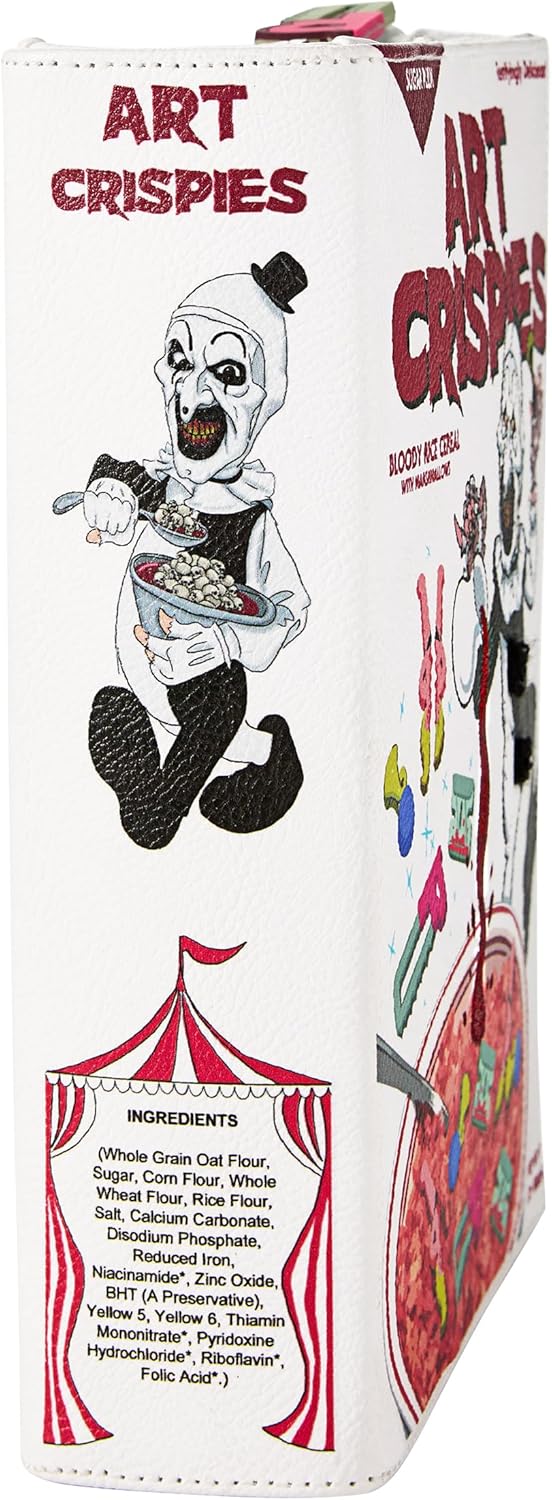 Spirit Halloween Terrifier Art the Clown Crispies Crossbody Bag | Officially Licensed | Horror - Image 5