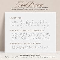 Vista 7 de Personalized Stationery for Women & Men - A2 Flat Thank You Cards with Custom Notecards, Handmade Personalized Note Cards with Envelopes and Name