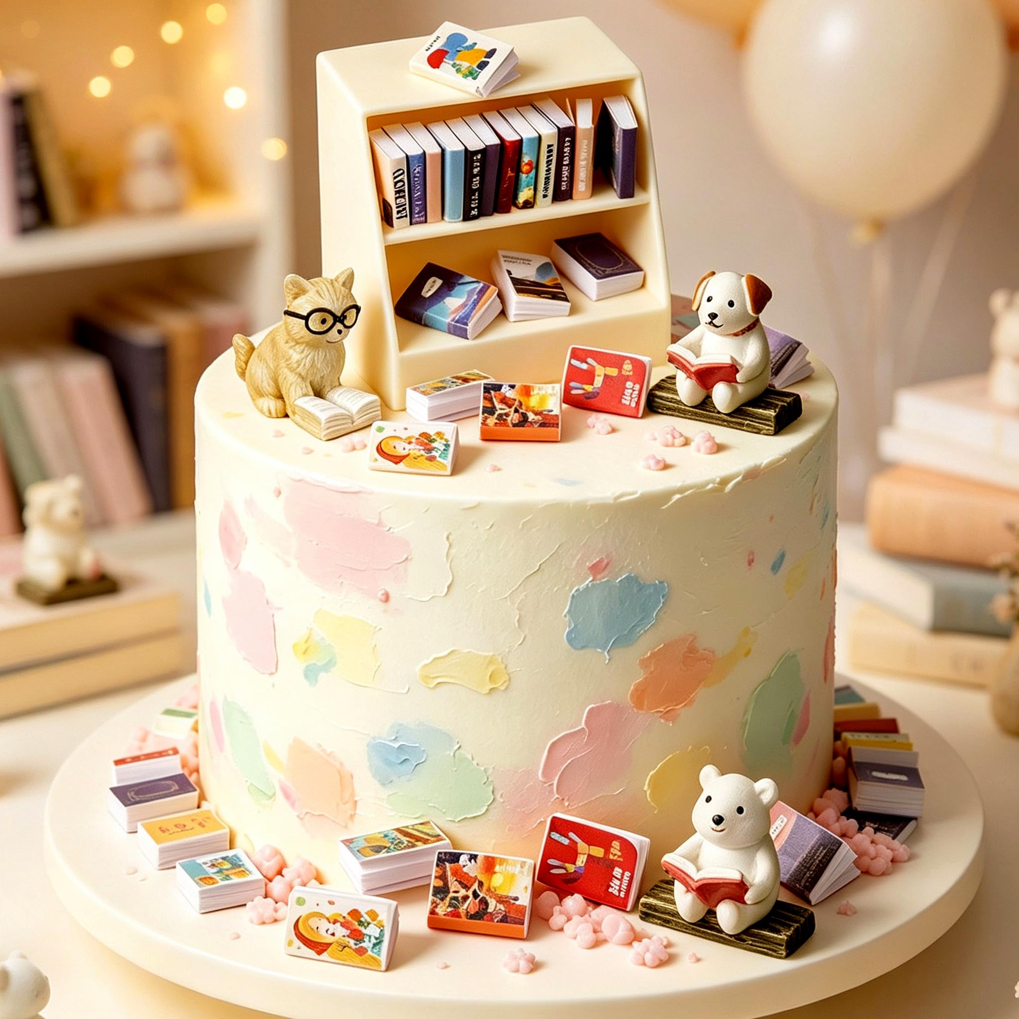 One for the Book Cake Topper Book Themed Party Decorations Next Chapter Decorations First Chapter One Birthday Party Supplies