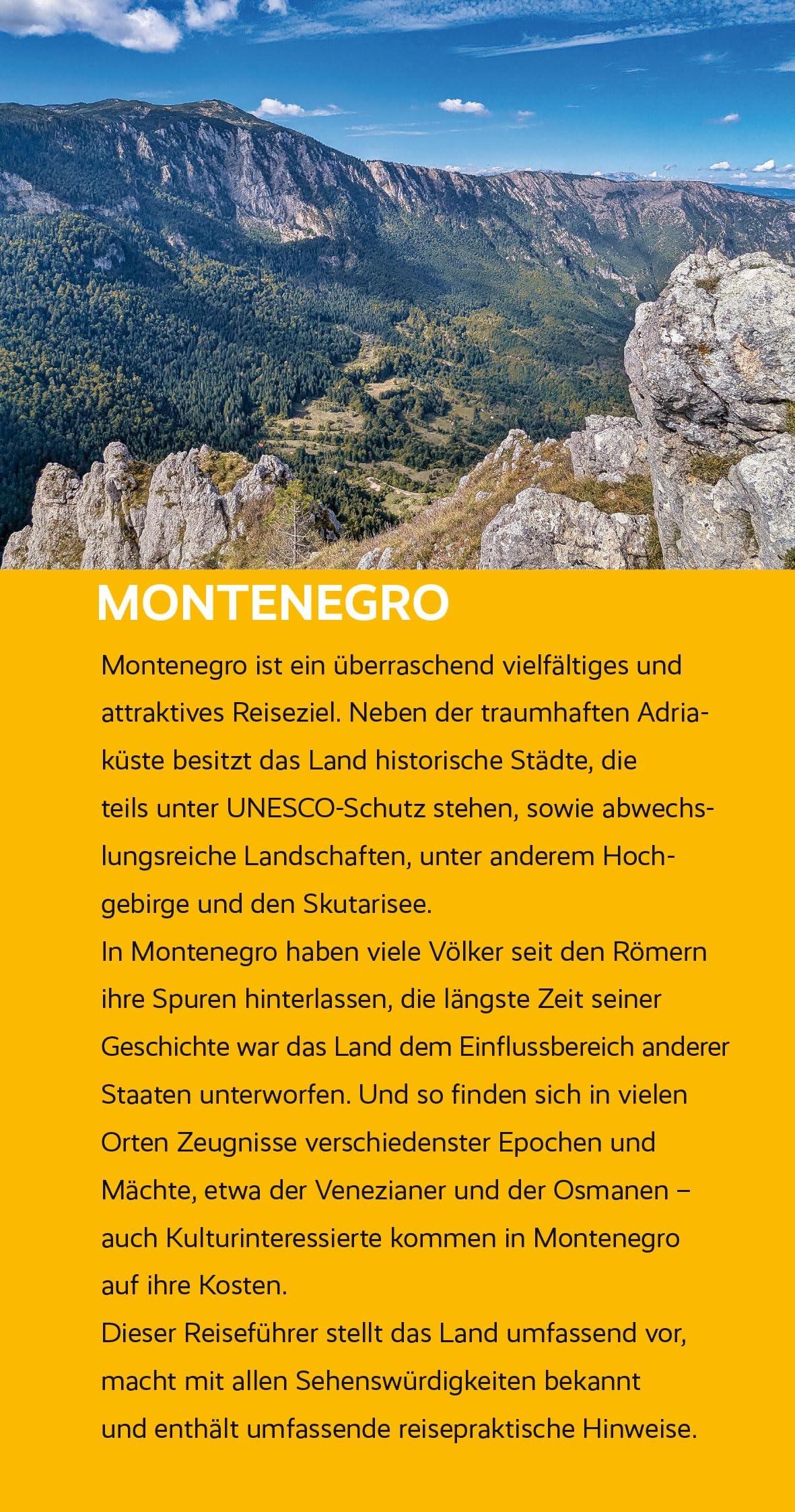 TRESCHER Reiseführer Montenegro: Adriaküste, Bucht von Kotor, Durmitor-Gebirge, Skutarisee, Podgorica. Mit Ausflug nach Trebinje