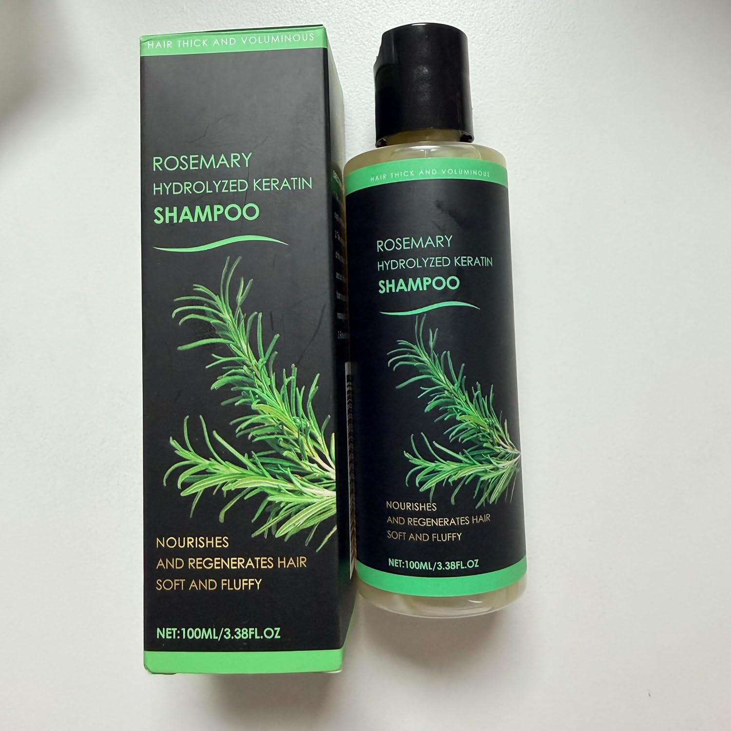 Rosemary Hair Growth Shampoo,Nourishes and Regenerates Hair for Thinning Hair & Hair Loss for Women and Men-100ML