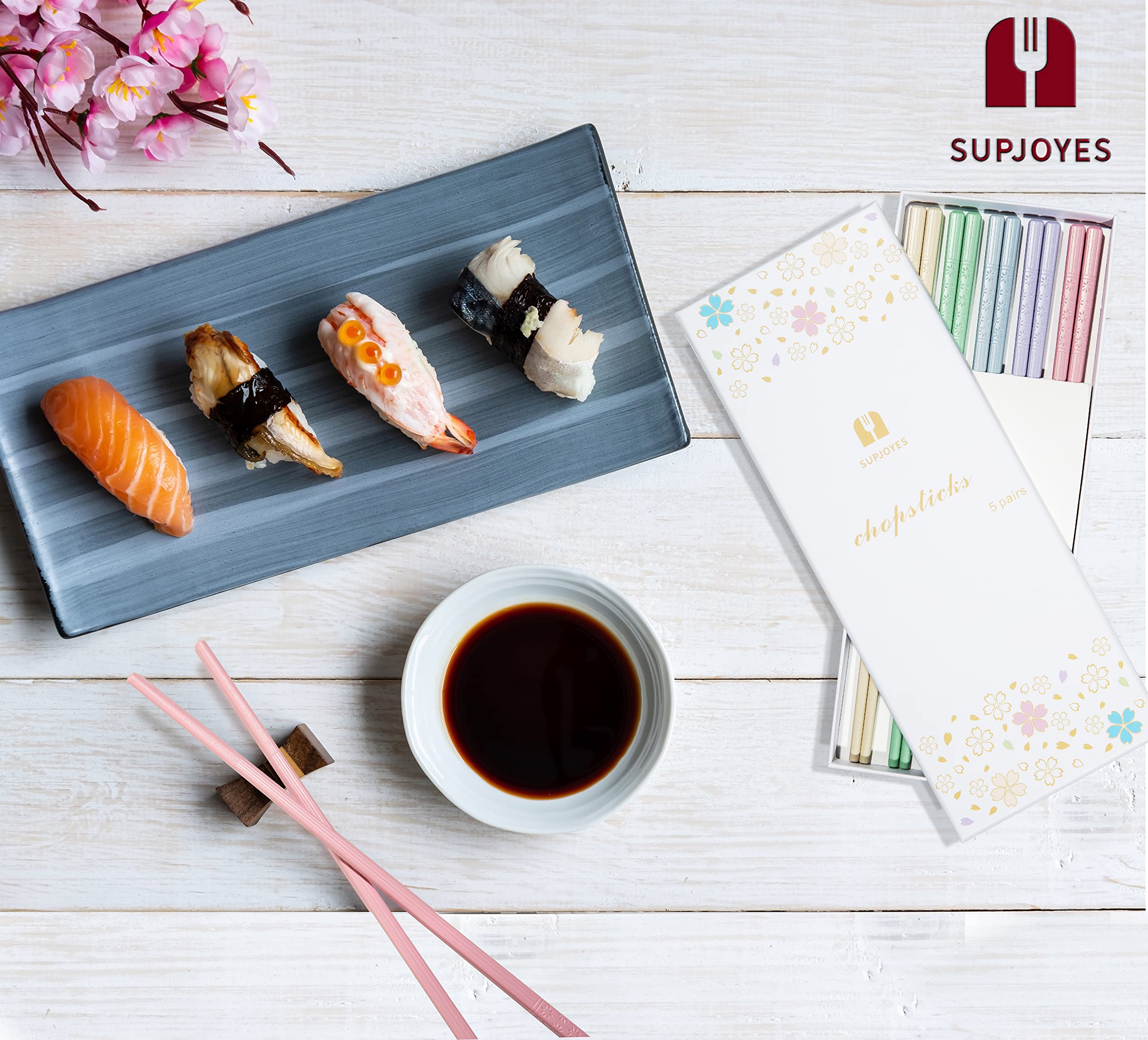 お箸　グラス 2膳以上で送料無料 plus capi 食洗機箸 空色 お箸 23cm 青空