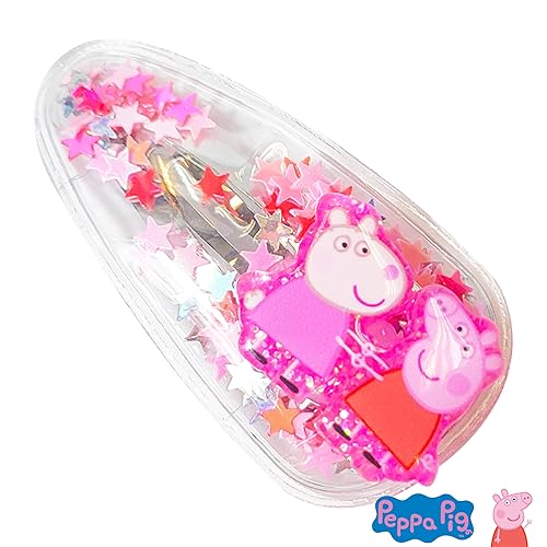 Miniatura 4 de Luv Her Juguetes para niñas, 6 pinzas para el cabello para niñas con dijes de personajes favoritos, regalos mágicos de confeti para niños,