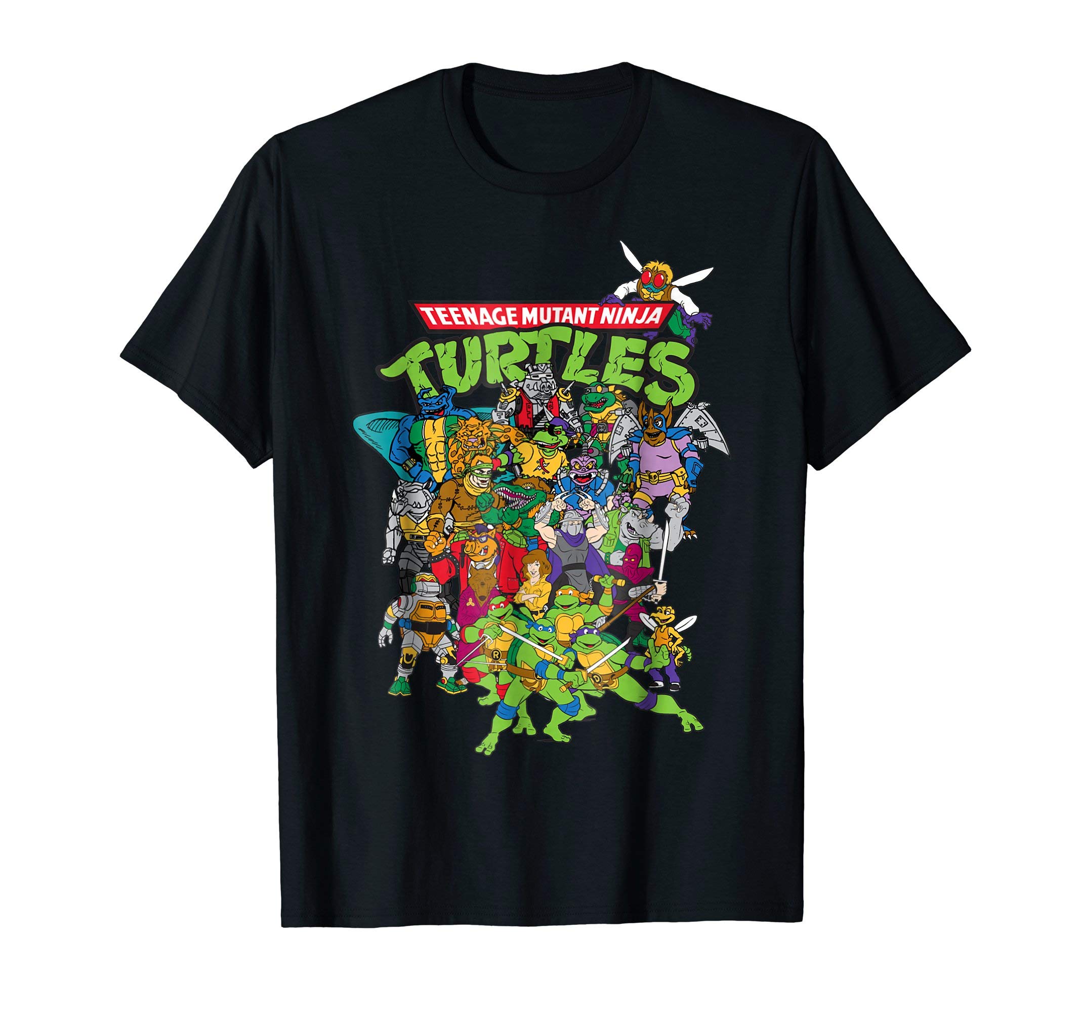 NickelodeonTeenage Mutant Ninja Turtles Large Character Group T-Shirt T-ShirtOEKO-TEX STANDARD 100