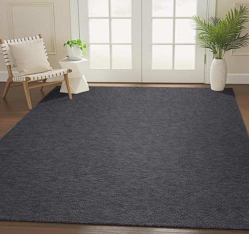 Miniatura 11 de Tayse Alfombra de área lavable a máquina y antideslizante de 2 x 3 pulgadas, moderna, pequeña para entrada de puerta delantera, cocina, baño, 70%