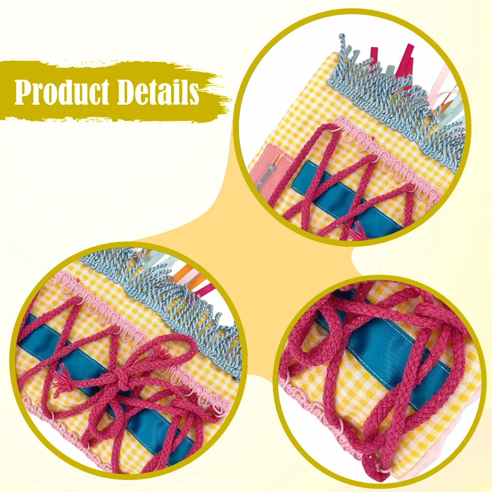 Couverture sensorielle Fidget, jouet pour les soins de la mémoire des personnes âgées, oreiller sensoriel à usages multiples pour les bras, Style A