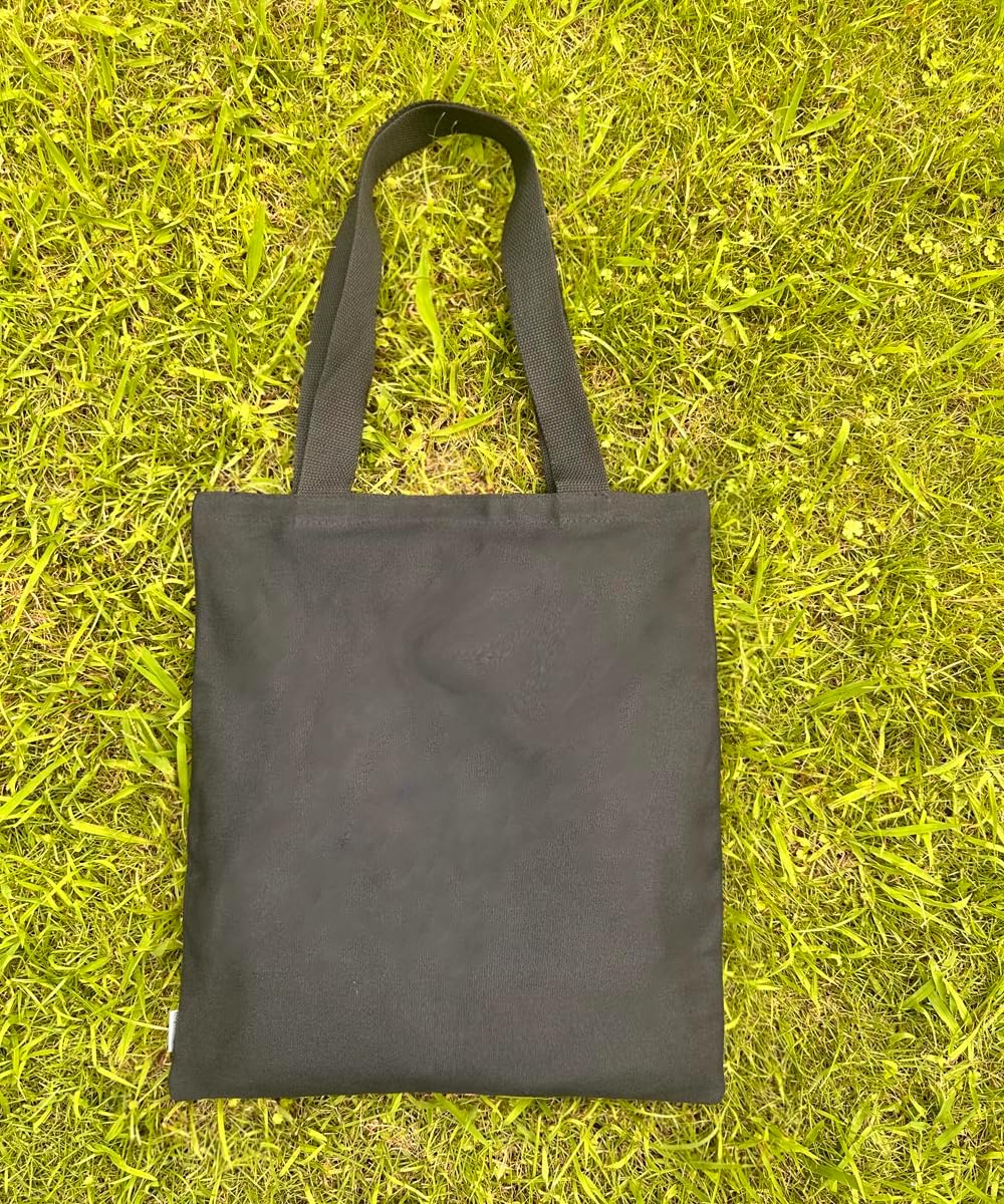 12OZ 100% Cotton Canvas Reusable Grocery Shopping Bags Plain Bag to Decorate Crafts DIY, Multi Purpose Tote Bag - Image 3