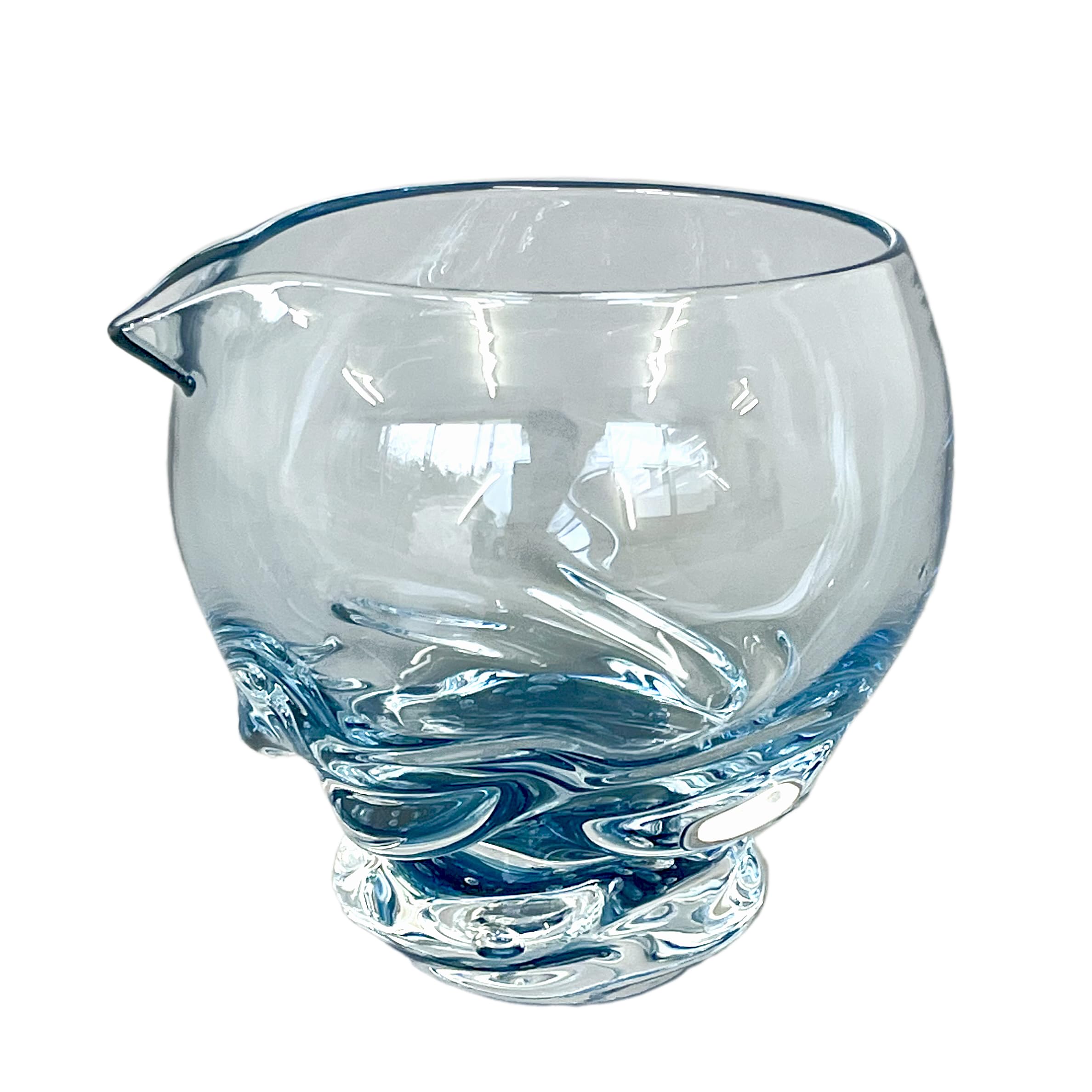 no.0317  曇天　藍と翠の吹きガラス　一点物 no.0317 曇天 藍と翠の吹きガラス 一点物 - メルカリ