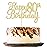 Gyufise 1Pc Gold Happy 80th Birthday Cake Topper Glitter 80th Birthday Cake Pick Cheers to 80 Years Old Eighty Fabulous Cake Decorations for 80th Birthday Theme Party Supplies