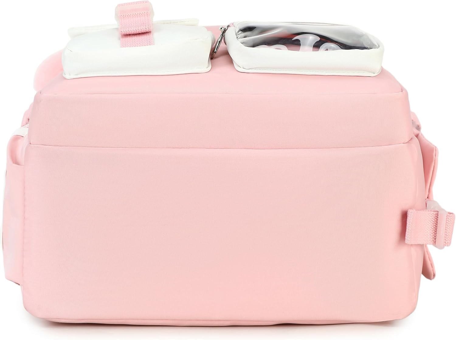 School Backpacks for Girls Backpack with Lunch Box Teen Girl Bookbag School Bag Kawaii Backpack Set for Girls Teens (Pink)