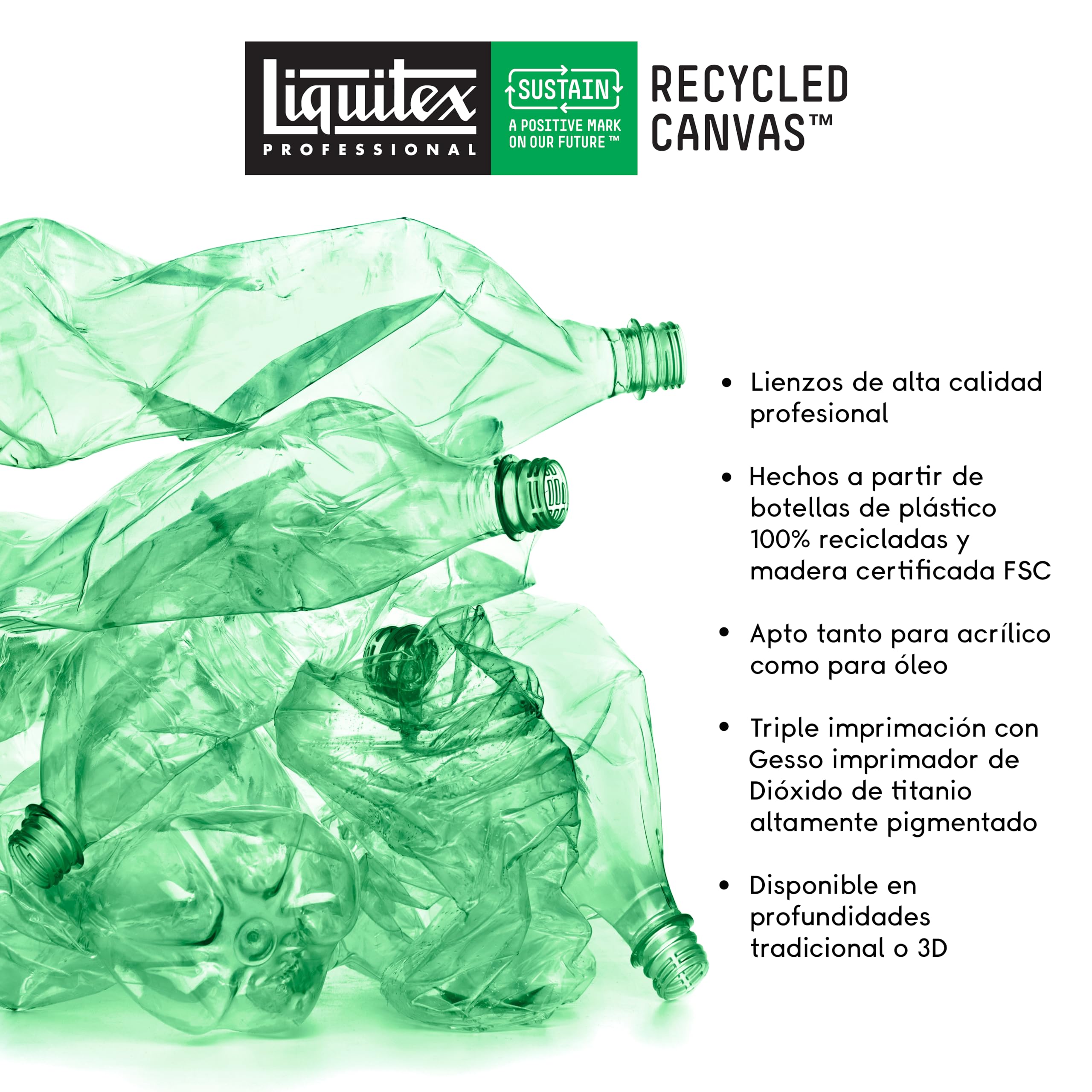 LQX RECYCLED PLASTIC CANVAS - 3D 60X80CM