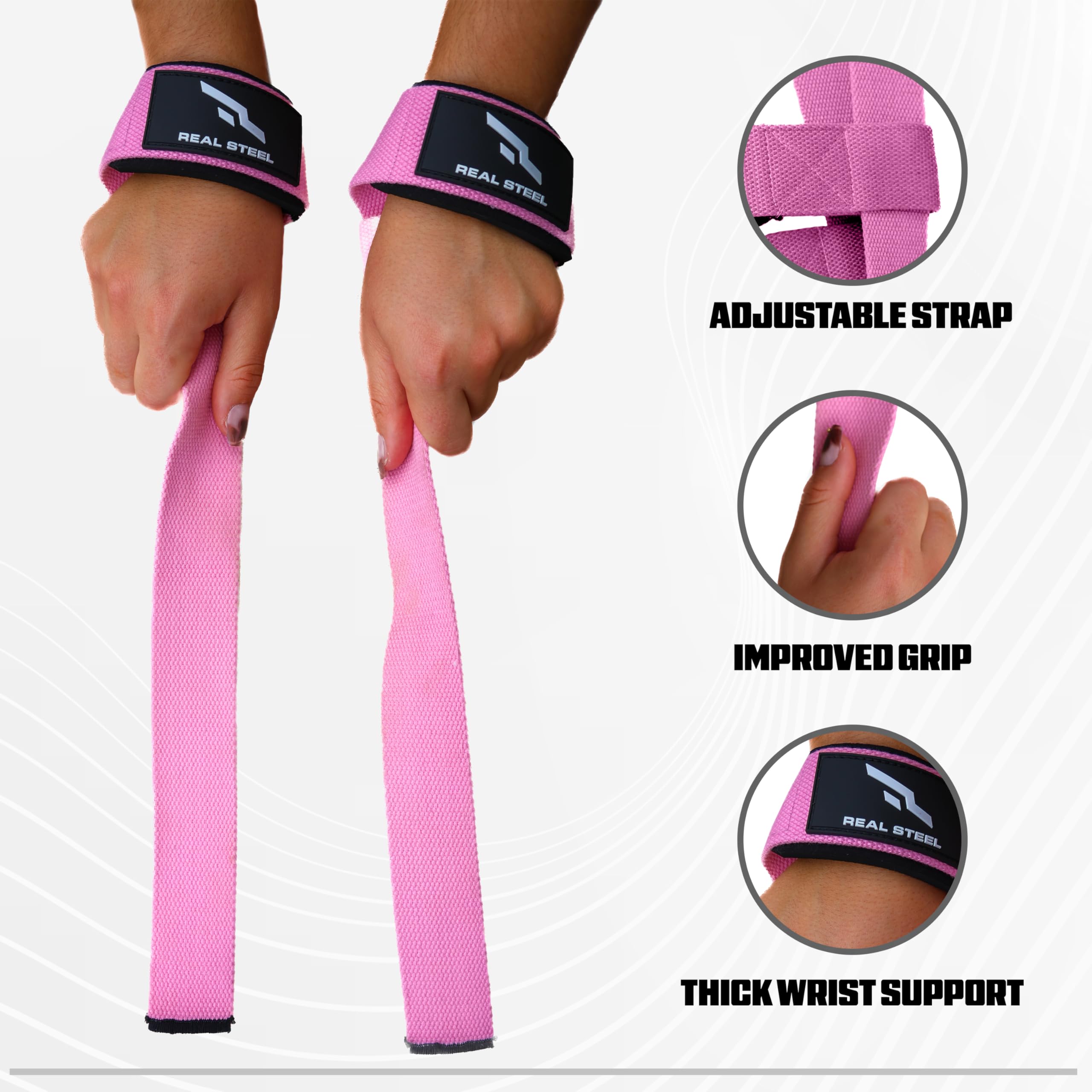 Gewichtheben, Gewichtheben, Bodybuilding, Powerlifting, Krafttraining und Kreuzheben, gepolstertes Neopren mit 61 cm Baumwolle