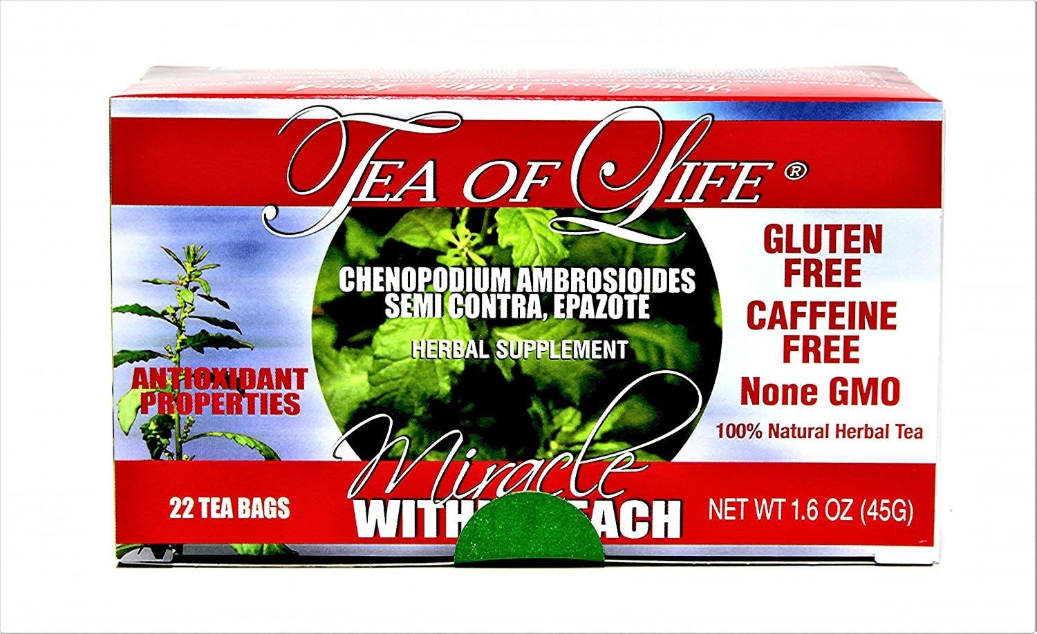 Tea of Life® Semi-Contra Herbal Tea (Now With 25 Tea Bags!)