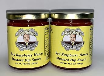 Todd Bosleys World Famous Red Raspberry Honey Mustard Dip Sauce 2 Pack