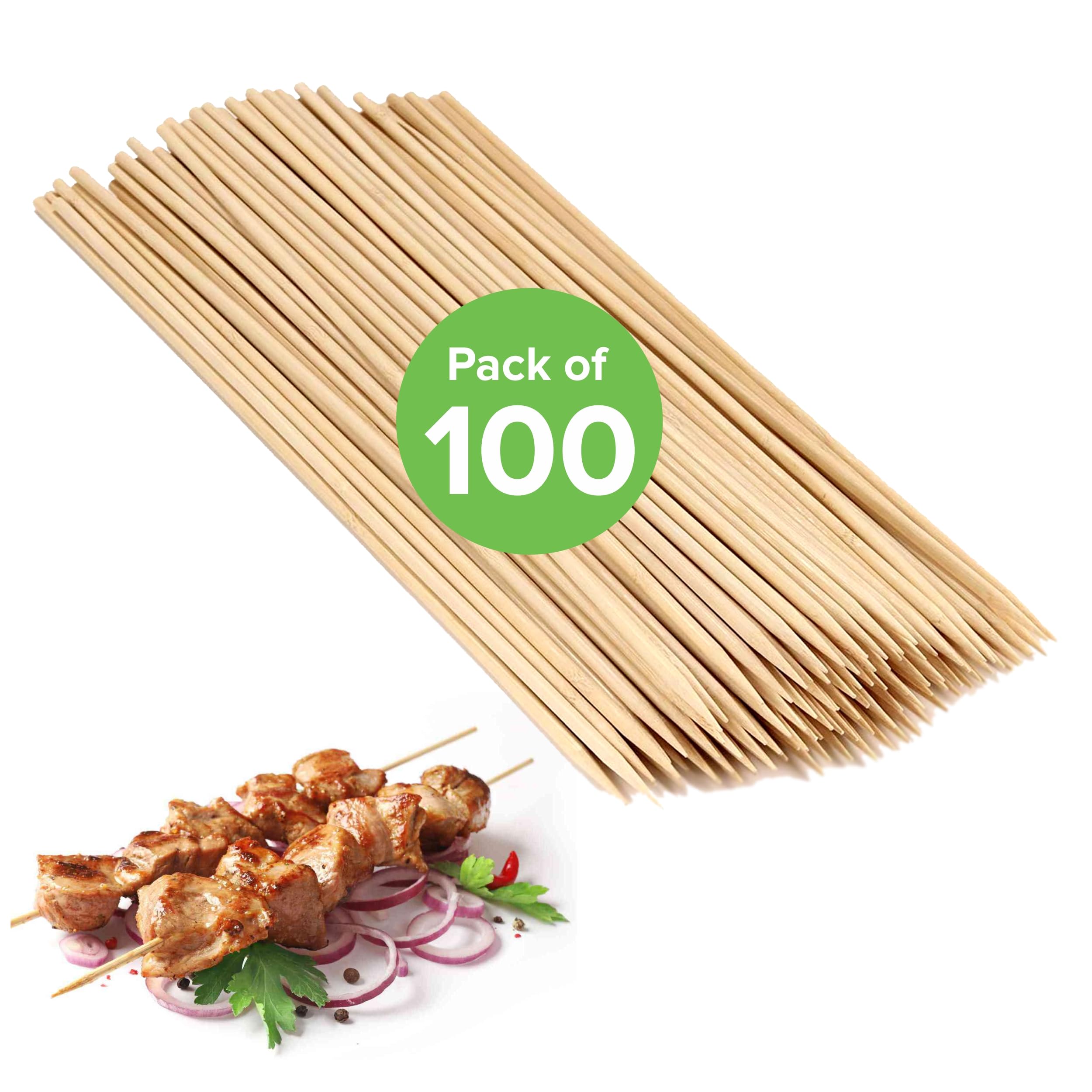 Perfect Stix Wooden Kabob Stick Skewers 12" x 11/64" ( pack of 100)