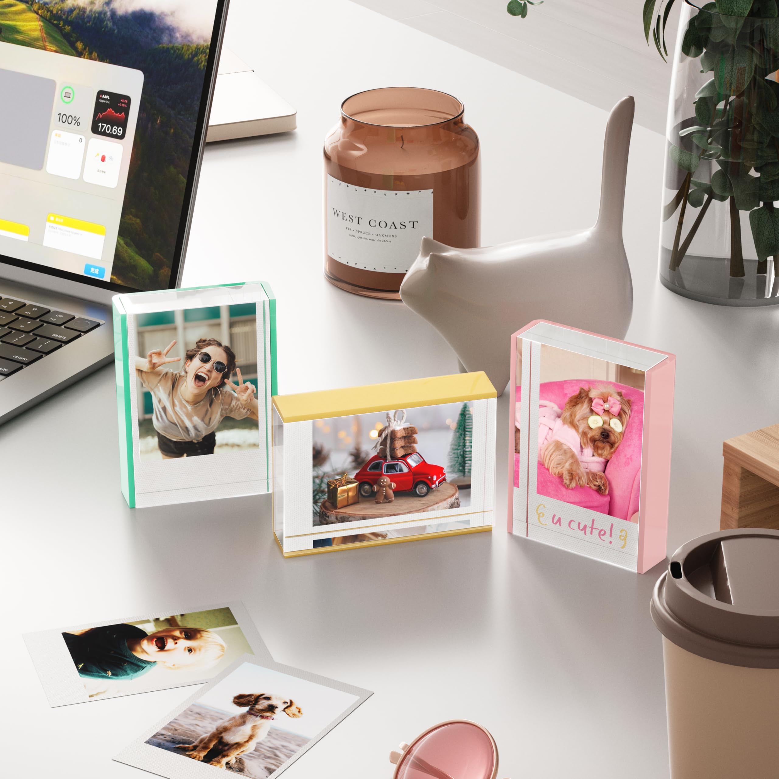 Amazon.co.jp: WINKINE Instaxフレーム、ポラロイド写真フレーム、富士