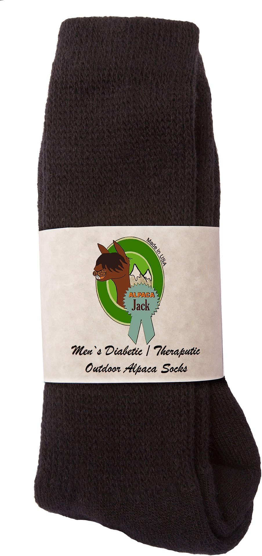 AlpacaJack Mens Diabetic Outdoor Alpaca Sock