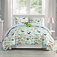 Vista 10 de Chezmoi Collection Gamer Bedding - Juego de edredón de microfibra de 4 piezas con estampado de consola de videojuegos para niños, adolescentes