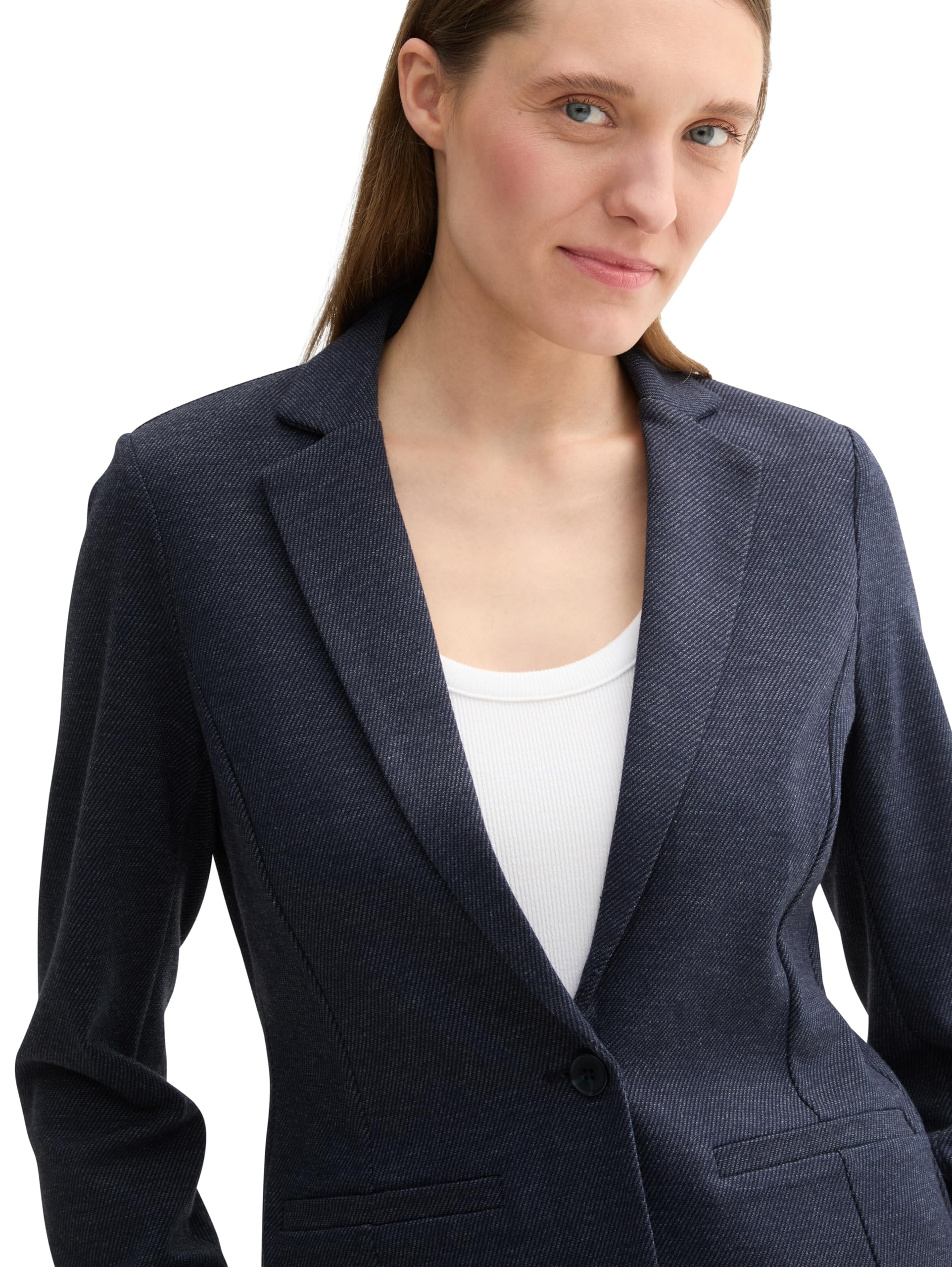 TOM TAILOR Damen Regular Fit Twill Blazer