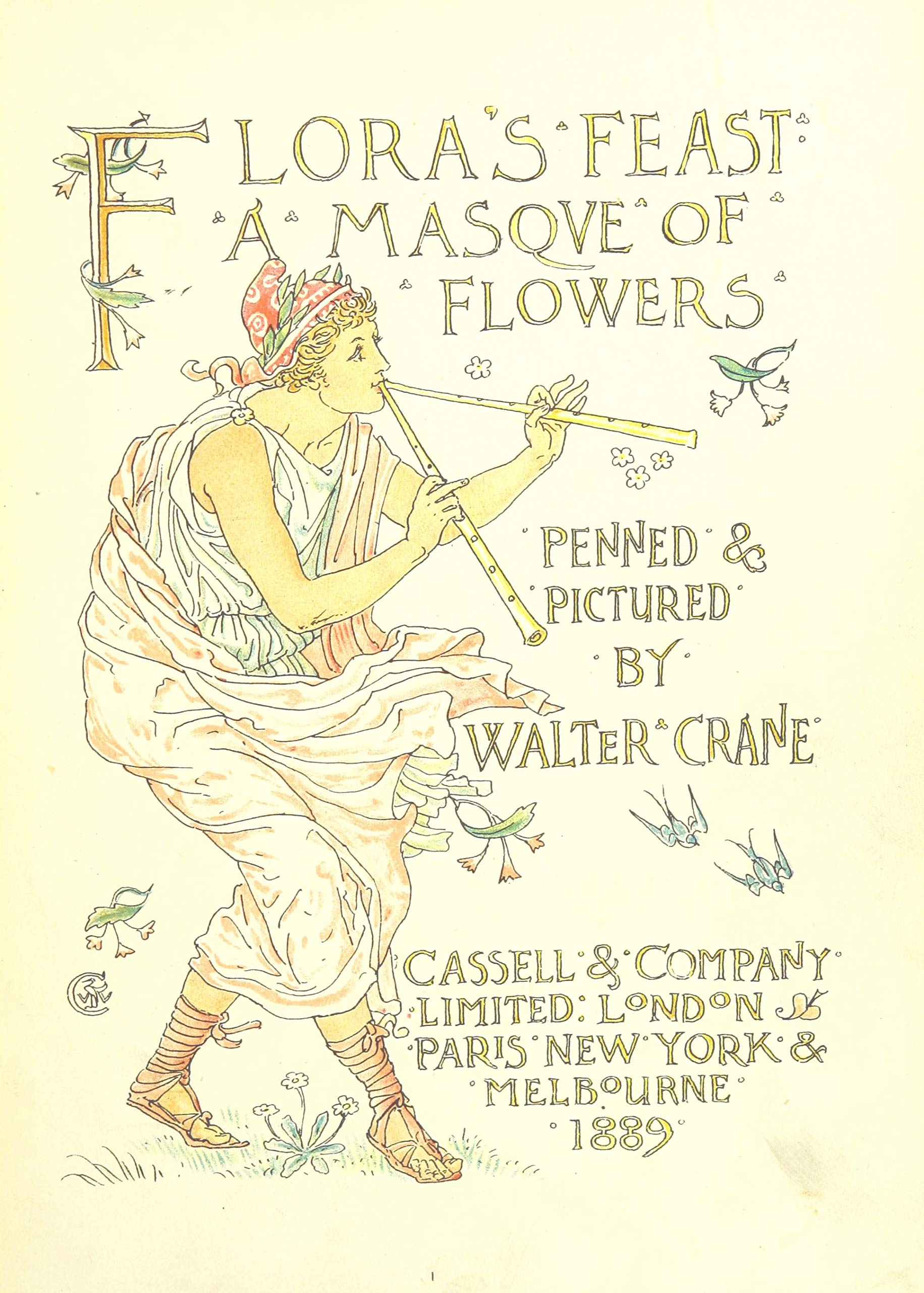 Flora's Feast. A masque of flowers, penned & pictured by Walter Crane.