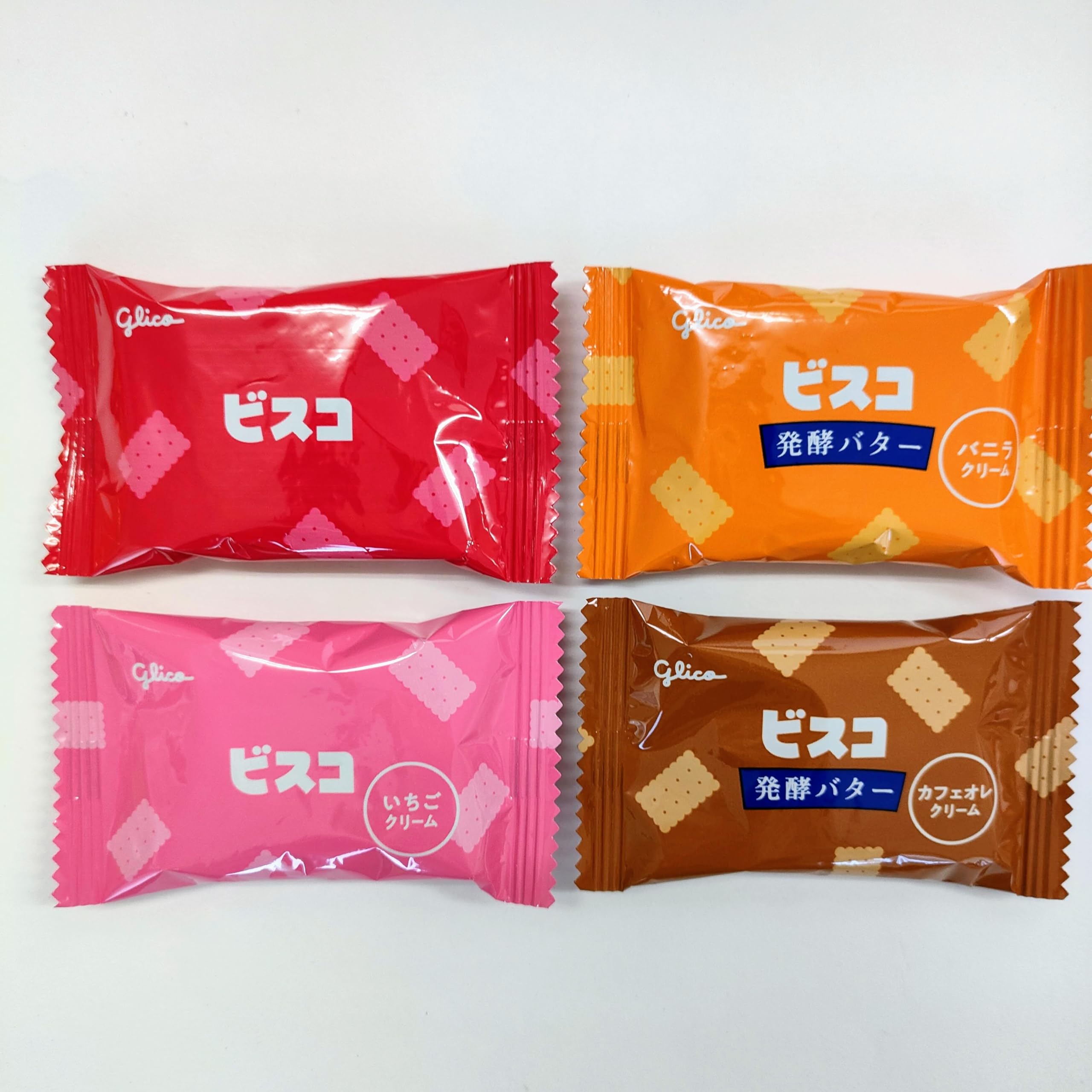 チロルチョコ 包み紙○ビスコ、ビスコ いちごミルク(2014年) 2枚セット
