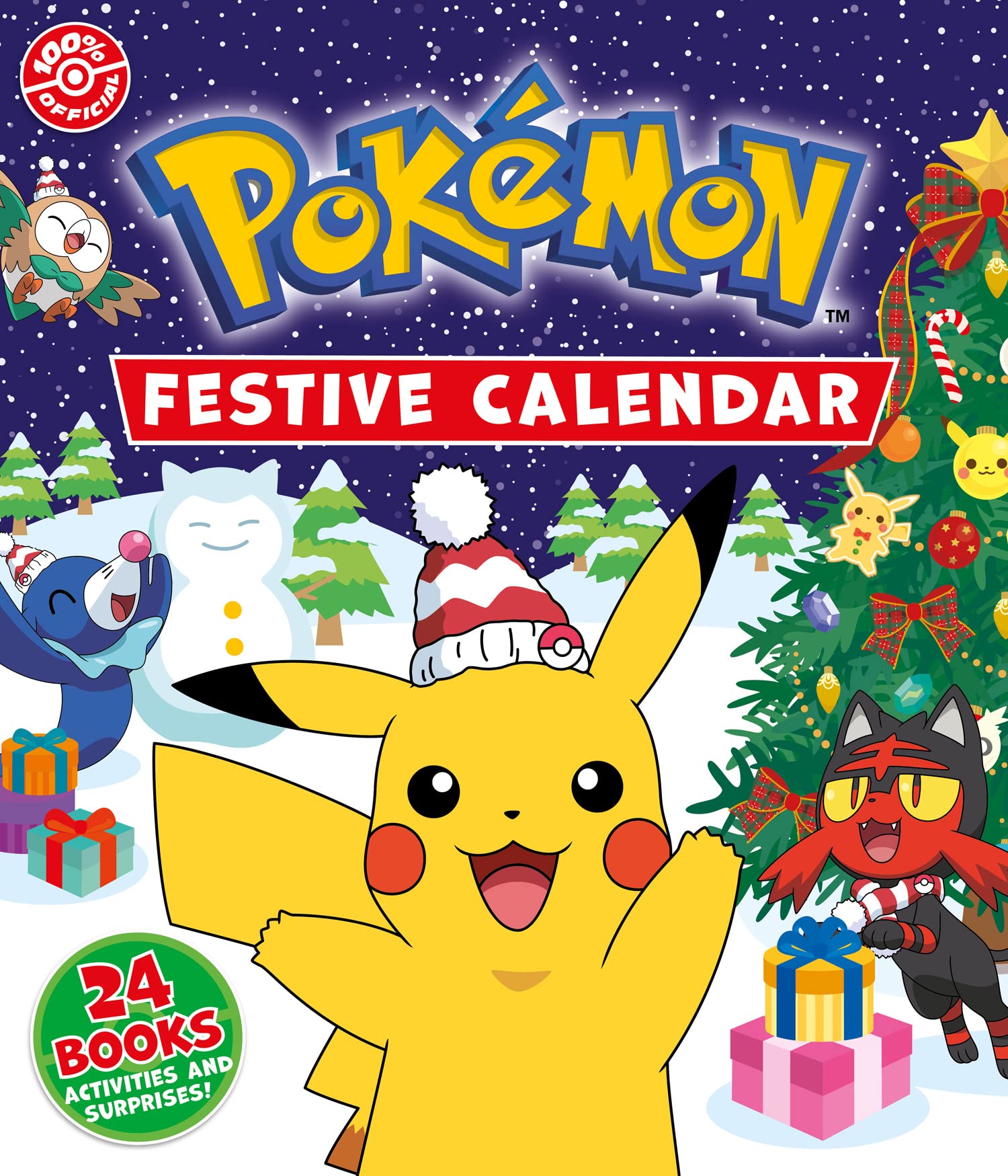 Pokemon: Festive Calendar: A Festive Collection of 24 Books! - Ages 6+ -Hardback