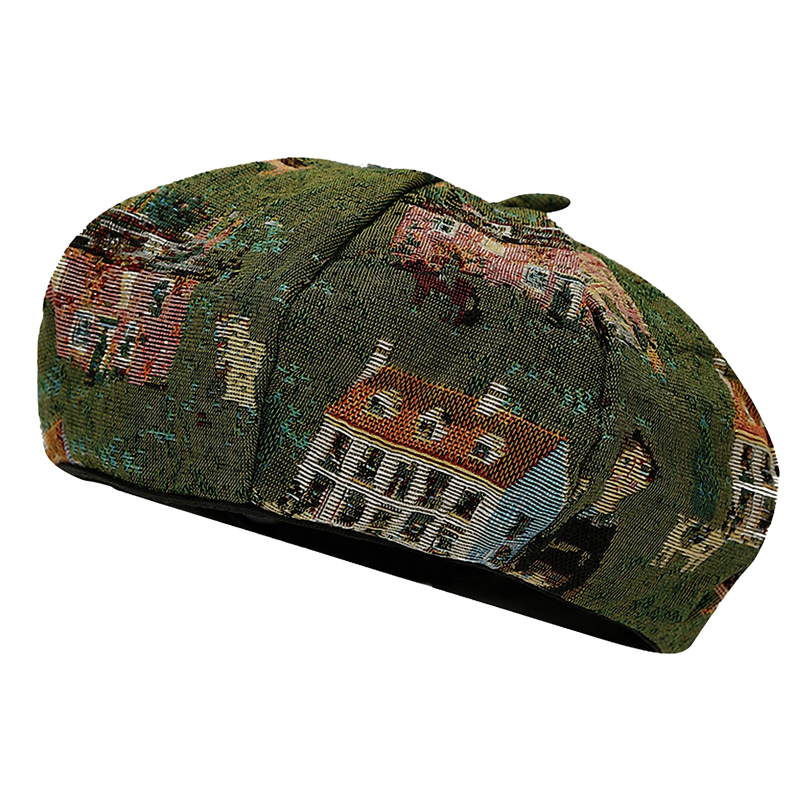 FJQZWTK Beret Hats for Women French Hat Artist Embroidery Paintings Women Girls Painter Green