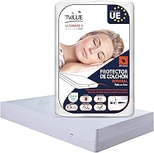 Twillie Waterproof Mattress Cover 200 x 200 x 30 cm – Anti-Bed Bugs – Oeko-Tex® Full Mattress Protector with Zip – AEGIS® Treatment Anti-Dust Mite Anti-Bacterial – Fabr. in the EU
